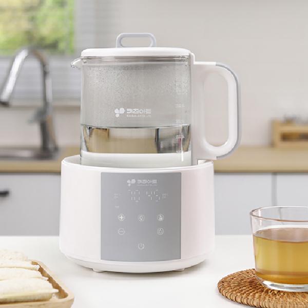 무선전기포트 투명 주전자 보온 온도조절분유포트