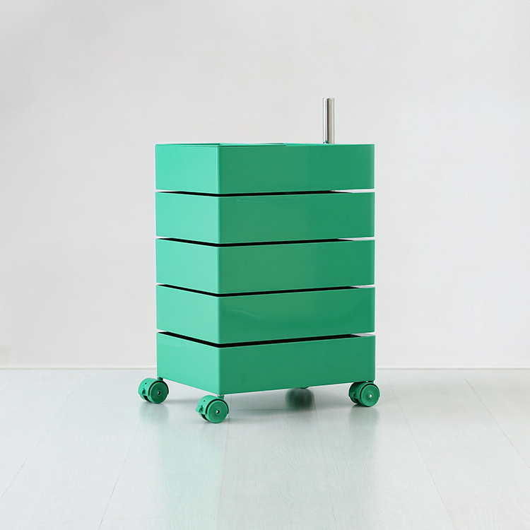 빙그리 회전서랍 트롤리 5단 클래식그린 9536.5958