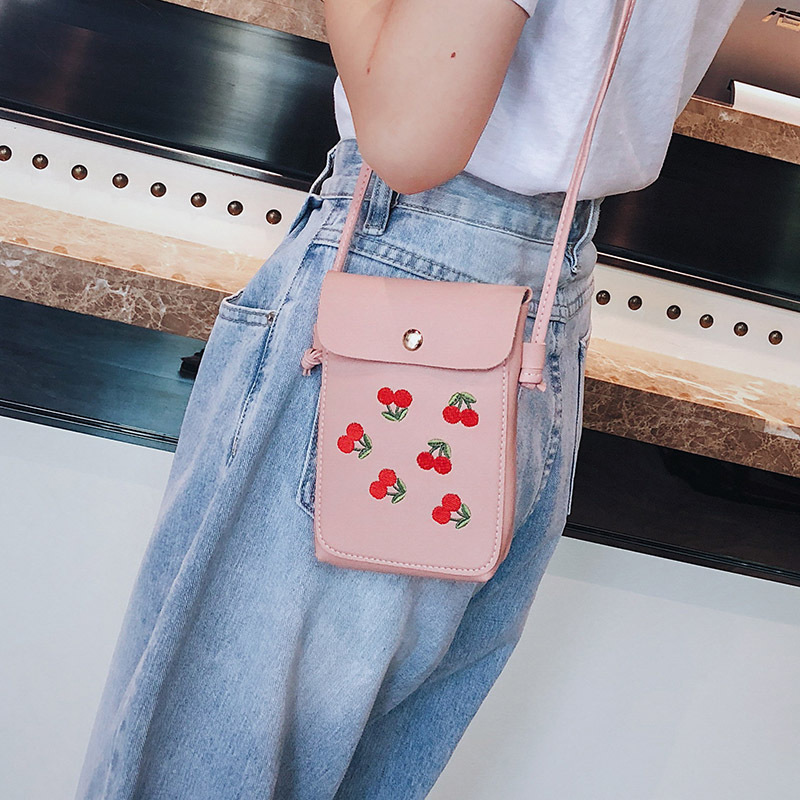 핸드폰가방 미니 크로스백 체리 여성 미니백