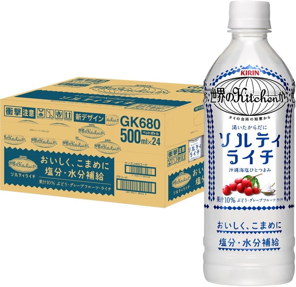 기린 솔티라이치 리치맛 일본음료수 500ml 24개세트