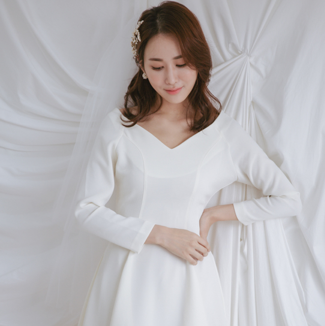 [2배풍성한] 청순숏베일 v2 면사포 셀프웨딩베일 촬영소품 - 상세 이미지 5
