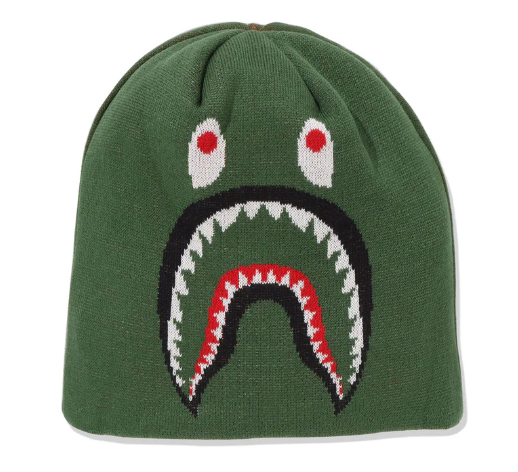 베이프 모자 2ND SHARK KNIT CAP 1K70-181-007 - 상세 이미지 5