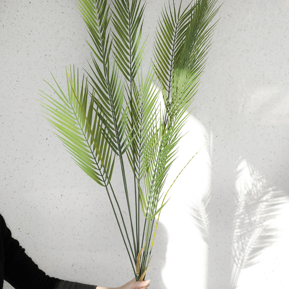 유럽 인테리어 생화같은 인조 식물 넝쿨 조화 나무 가지 장식 나무잎 J 아레카야자/대