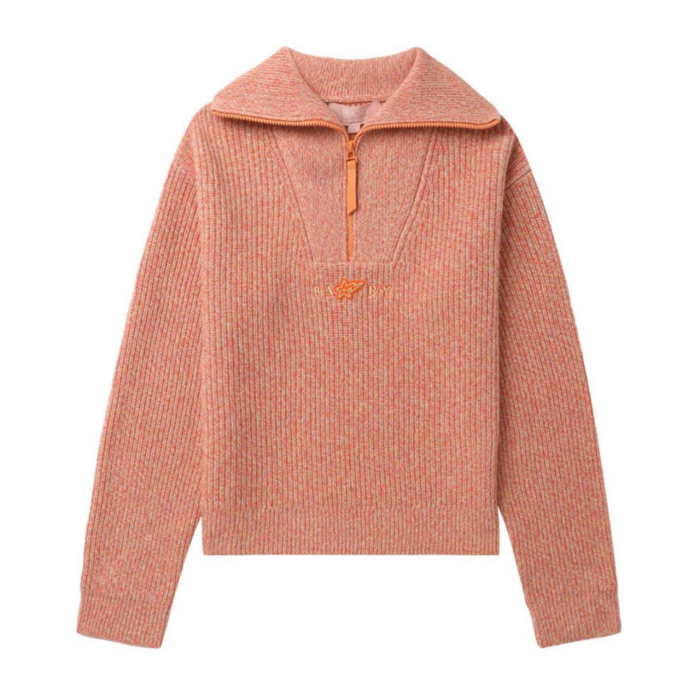 베이프 우먼즈 니트 BAPY ZIP UP KNIT YK70-220-303 - 상품 이미지