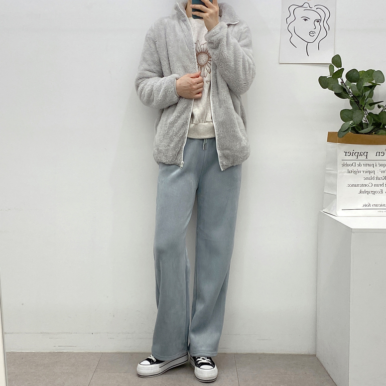 [무배] 카빌 보송보송 후리스 집업 점퍼(6color)(L,XL) 상세 이미지 6