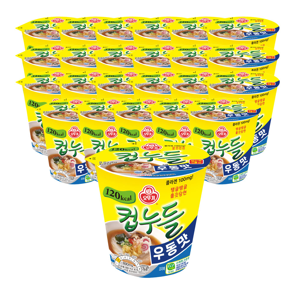 오뚜기 컵누들 우동맛 38.1g, 24개 - 상품 이미지