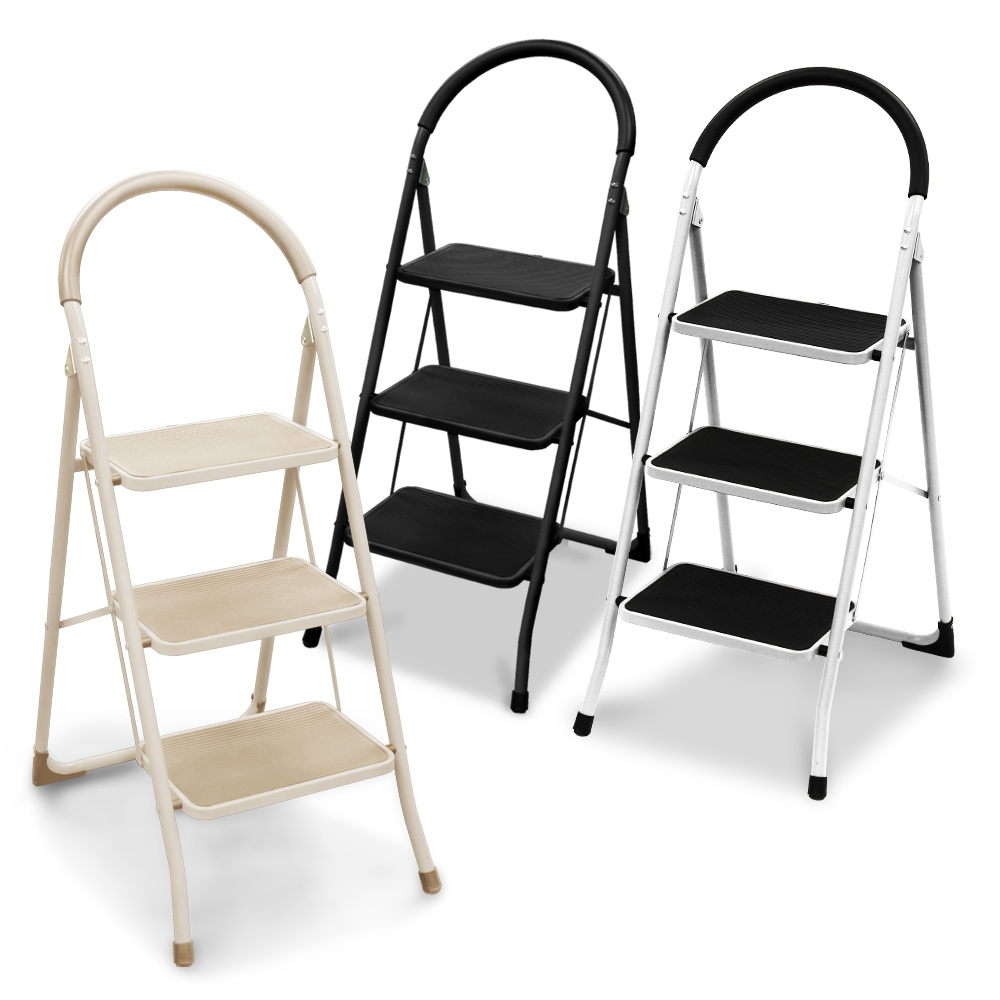로티홈시스 접이식 사다리 가정용 A형 3단 이동식 작업 발판 계단 광폭 SL3