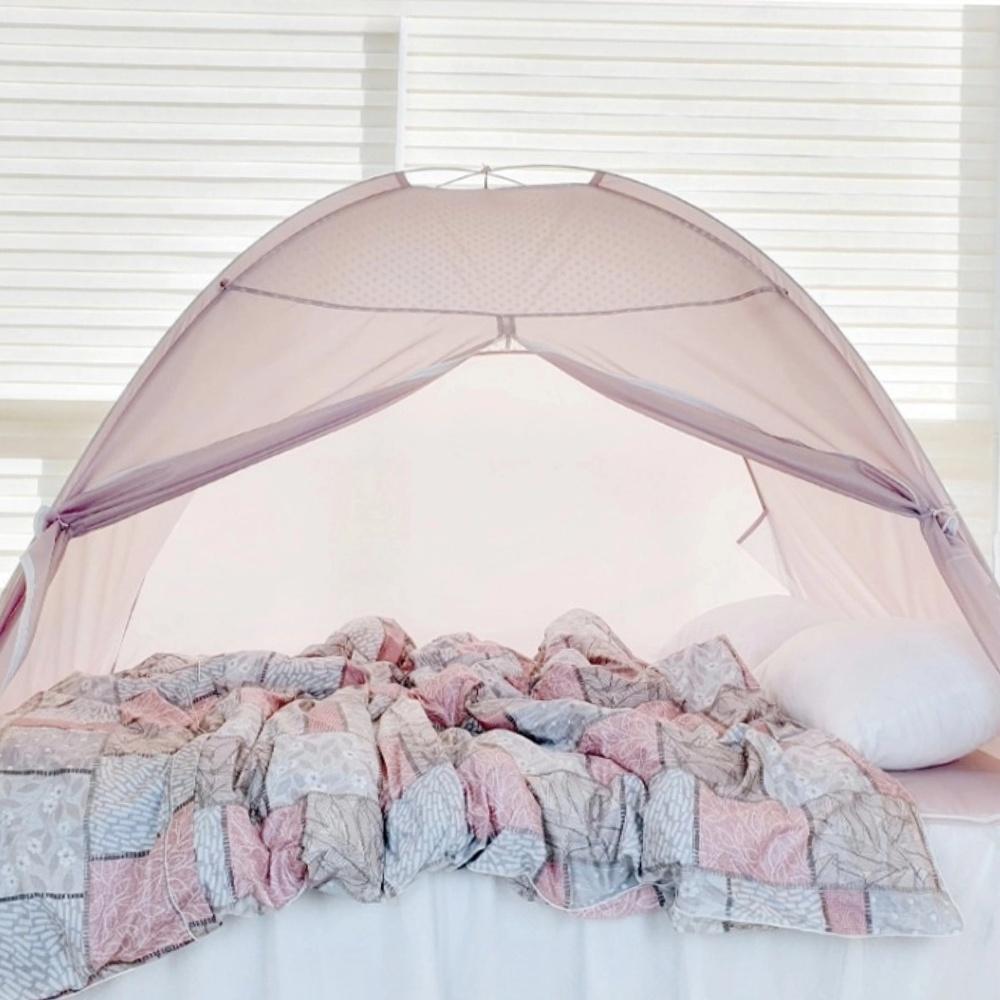바닥없는난방텐트 침대용텐트 더블 2인