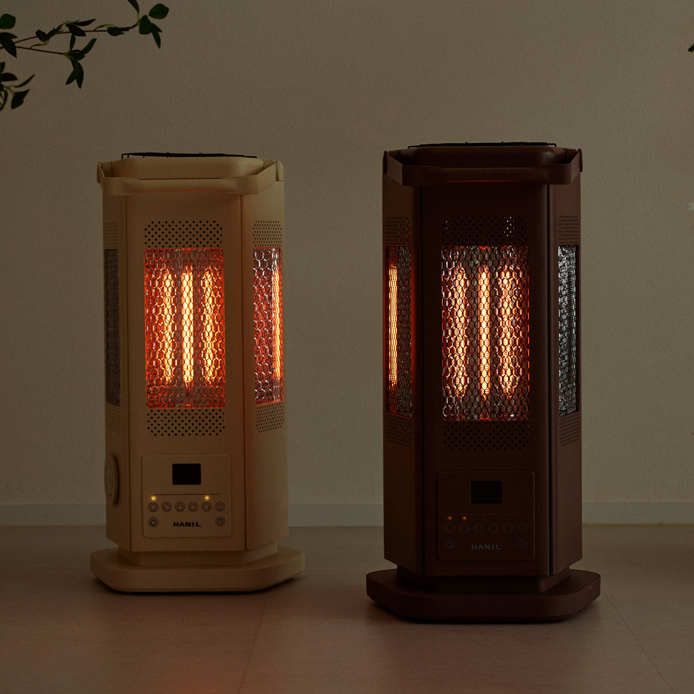 한일 오방난로 전기 카본 탄소 히터 가정용 사무실 거실 난방기 6방난로