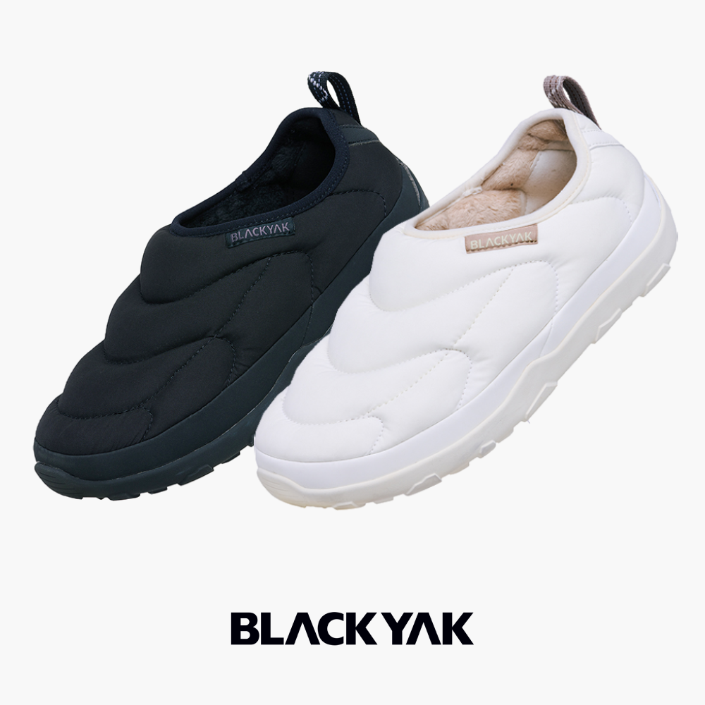 블랙야크 패딩부츠 털신 방한화 뮬