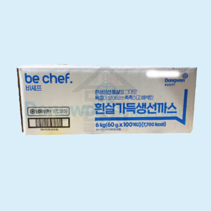 동원 홈푸드 비셰프 흰살가득 생선까스 6kg (60gx100개입) BOX 대용량 - 상세 이미지 2