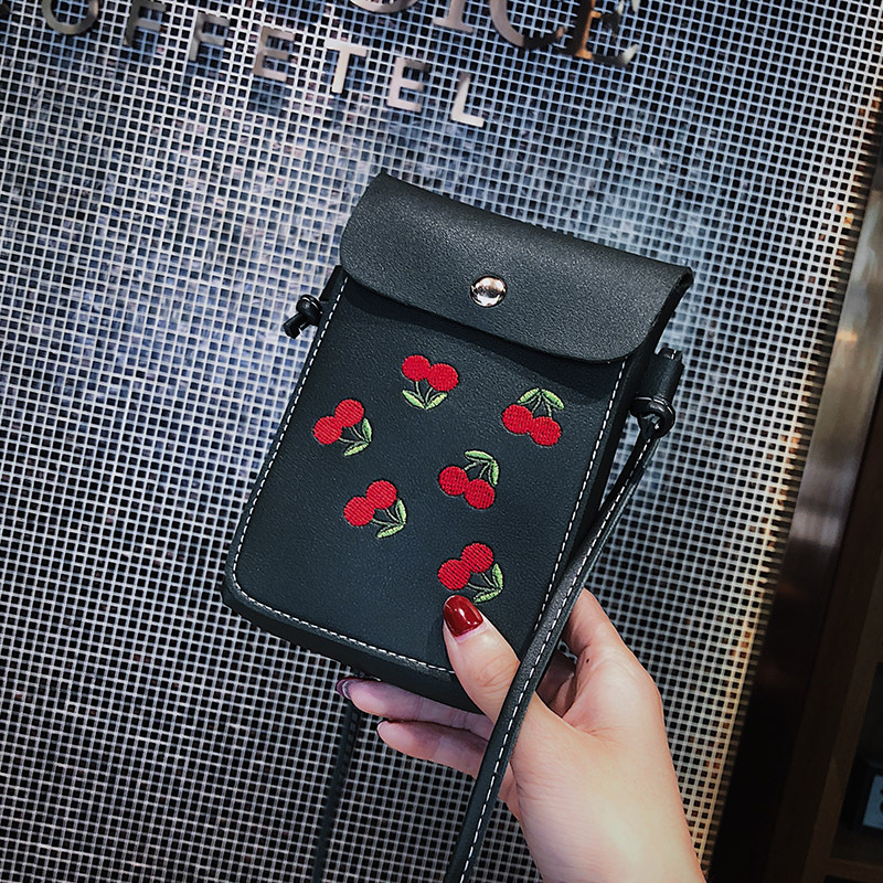 핸드폰가방 미니 크로스백 체리 여성 미니백