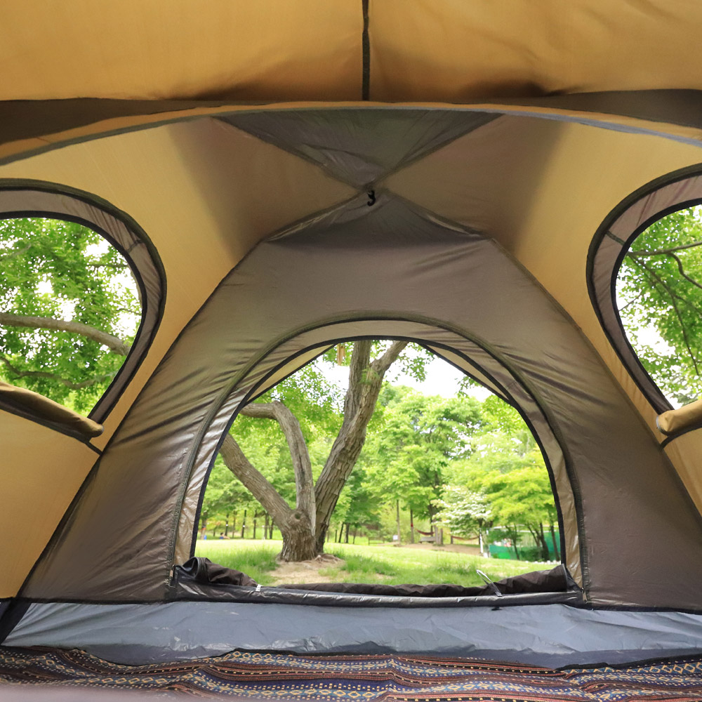 로티캠프 원터치 텐트 그늘막 캠핑 감성 비치 나들이 COM2