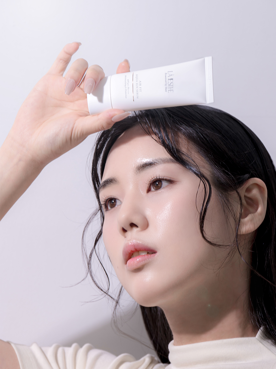 라에스테 아쿠아 에어핏 선세럼 50g SPF50+ PA+ 눈시림 끈적임 없는 수부지 지성피부 피부과 선크림 - 상세 이미지 2