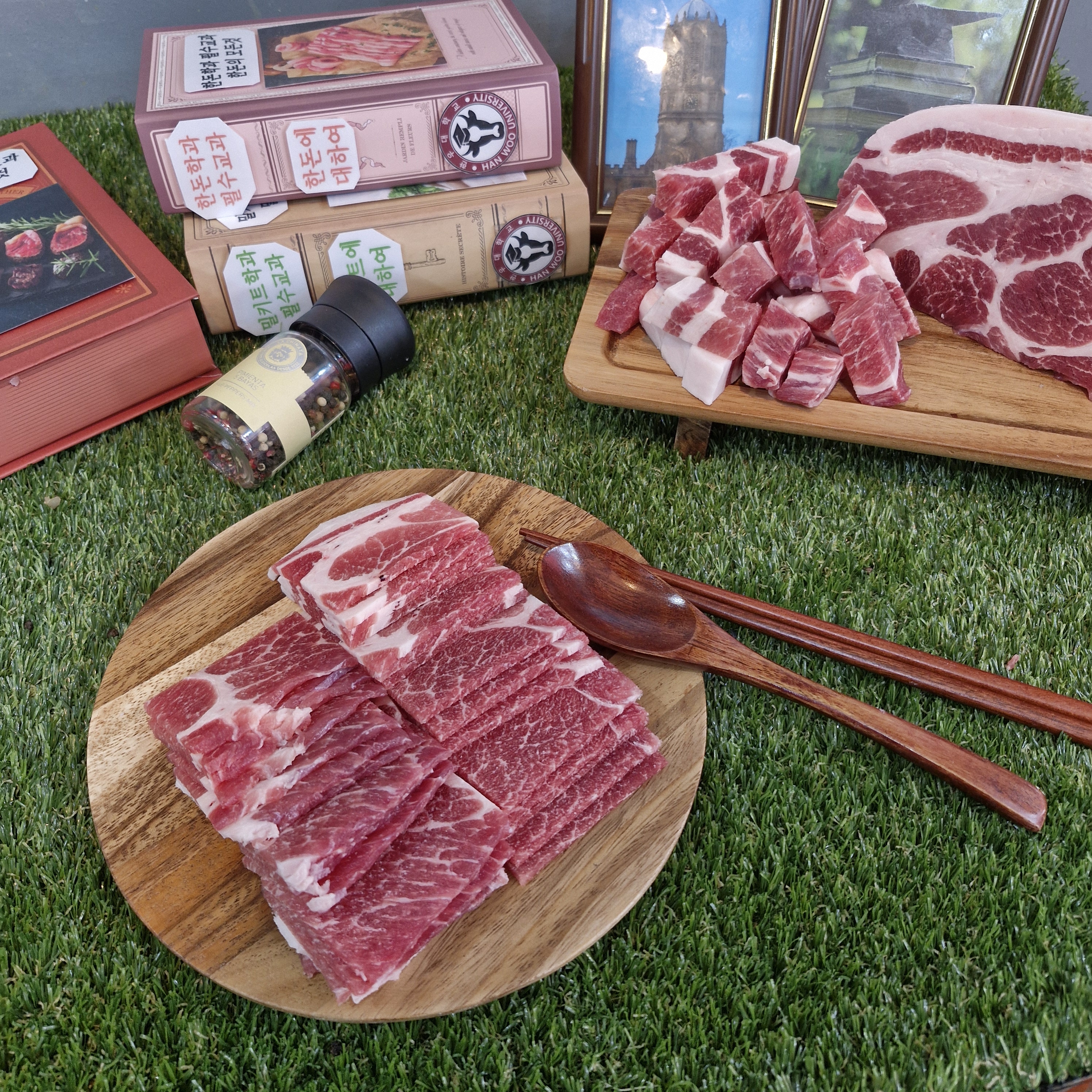 한우대학 엄선한 고추장양념주물럭 1.2kg 2근 목전지사용 제육볶음 돼지불고기 두루치기 - 상세 이미지 2