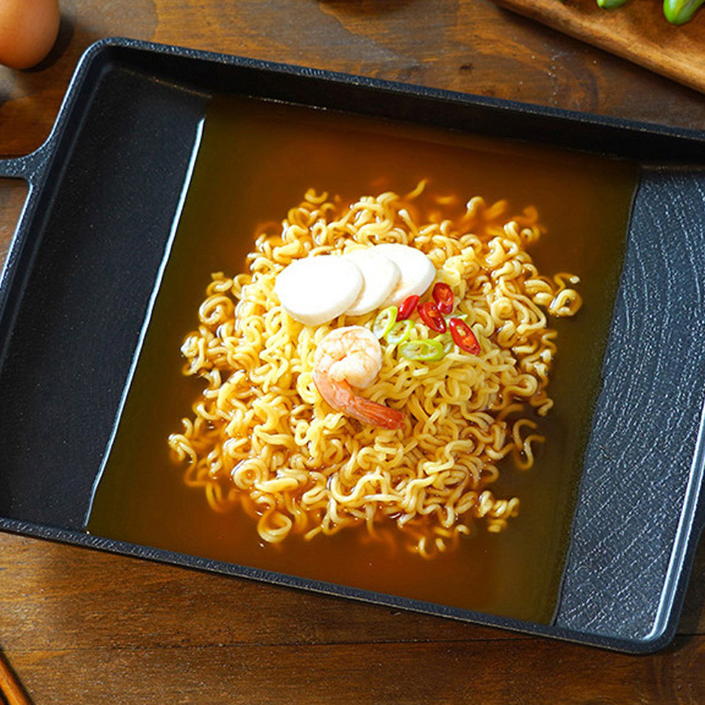 N.I.P 플랫 그리들 팬 / 사각 깊은 미니 전골 인덕션겸용 IGT 플랫버너 호환