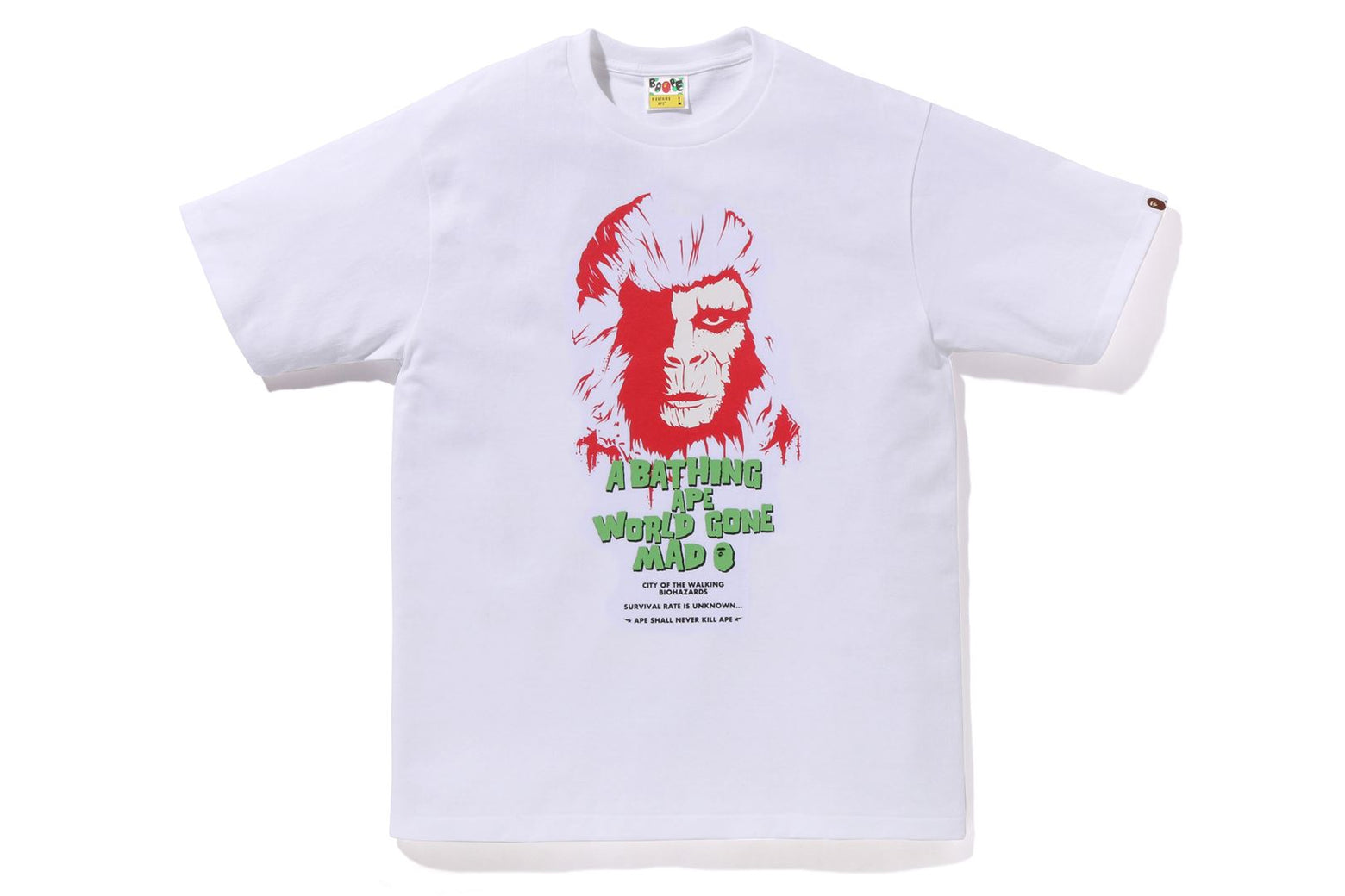 베이프 반팔티 HORROR TEE 1 1K70-110-017 - 상세 이미지 2