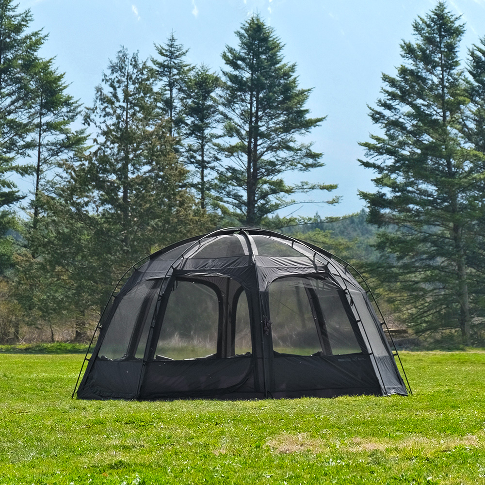 비바돔 프라임 쉘터 텐트 블랙 돔 캠핑텐트 간편설치 개방감
