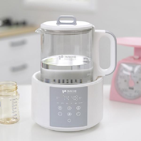 무선전기포트 투명 주전자 보온 온도조절분유포트