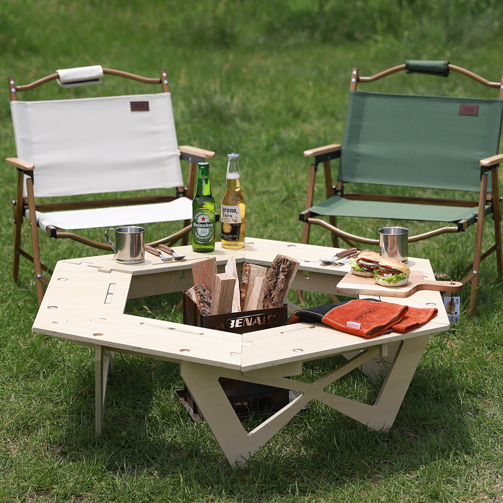 로티캠프 캠핑 테이블 화로대 접이식 화로 좌식 휴대용 PCT-391MW