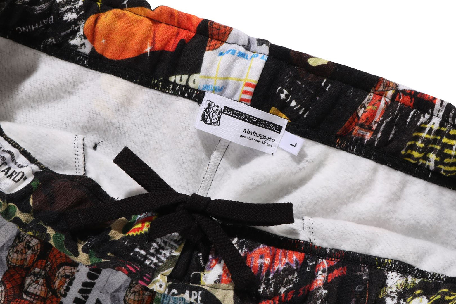 베이프 바지 FLYER PATTERN SWEAT PANTS 1K70-152-005 - 상세 이미지 4