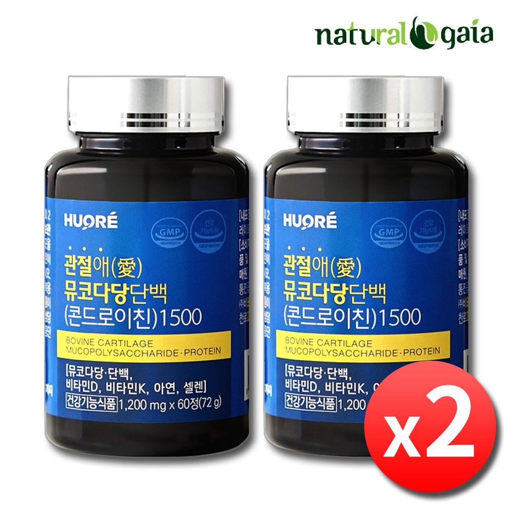 뮤코다당단백 소연골 콘드로이친 1500 소유래 콘트로이친 2병 - 상품 이미지
