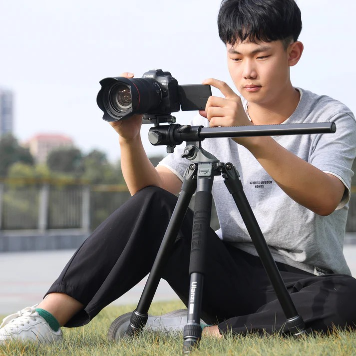 울란지 MT-59 알루미늄 전문가용 카메라 미러리스 4단 앵글 조절 삼각대 - 상세 이미지 2