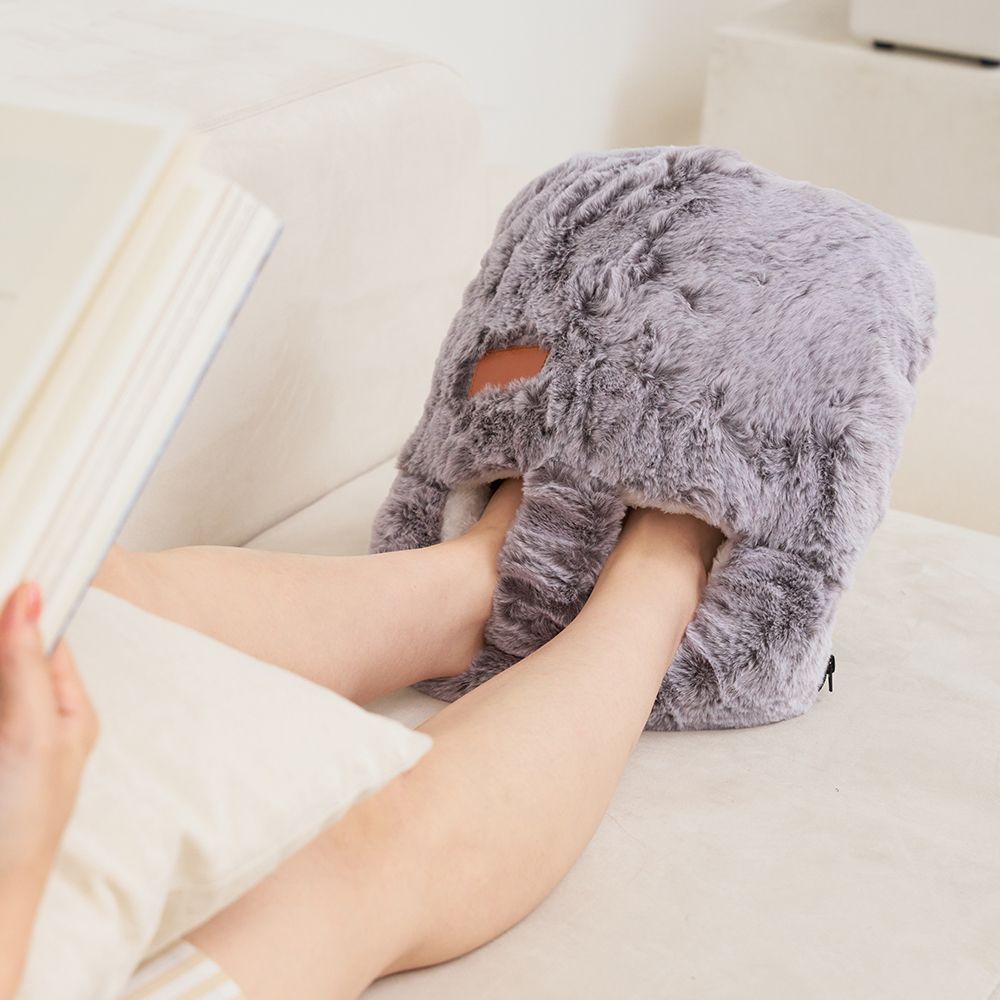 정원의료기 전자파없는 전기 충전식 온수 온열 밍크 건식 족욕 발 찜질기 찜질팩