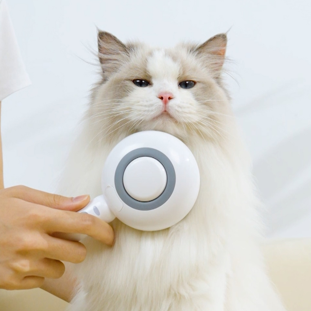 펫토리아 롤리팝 강아지 고양이 원터치 스팀브러쉬