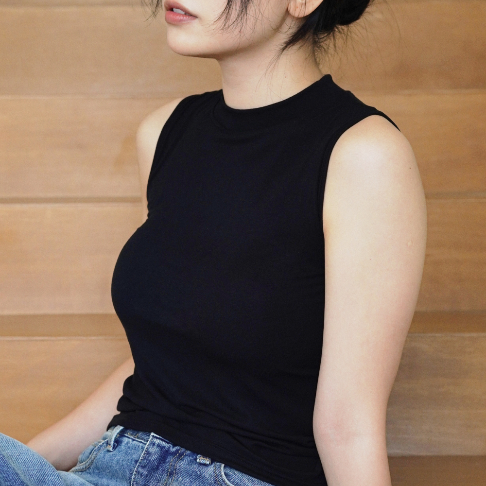 [미언더] 올인원 여성 모달 소프트 브라탑 이미지 7