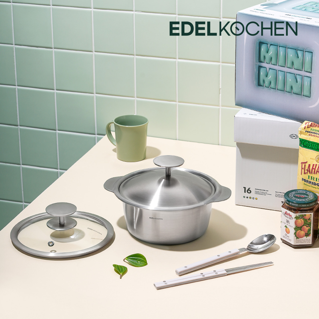 에델코첸 통3중 미니미니팟 인덕션 스텐 뚝배기 찜기 솥밥 16