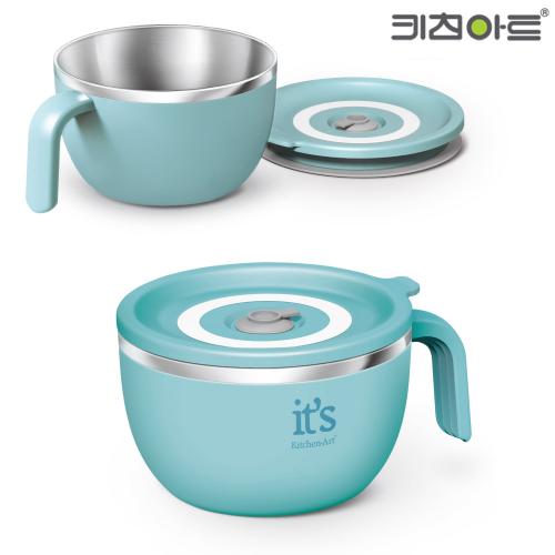 스텐 면기 라면 라면기 육개장 그릇 국수 손잡이 면기