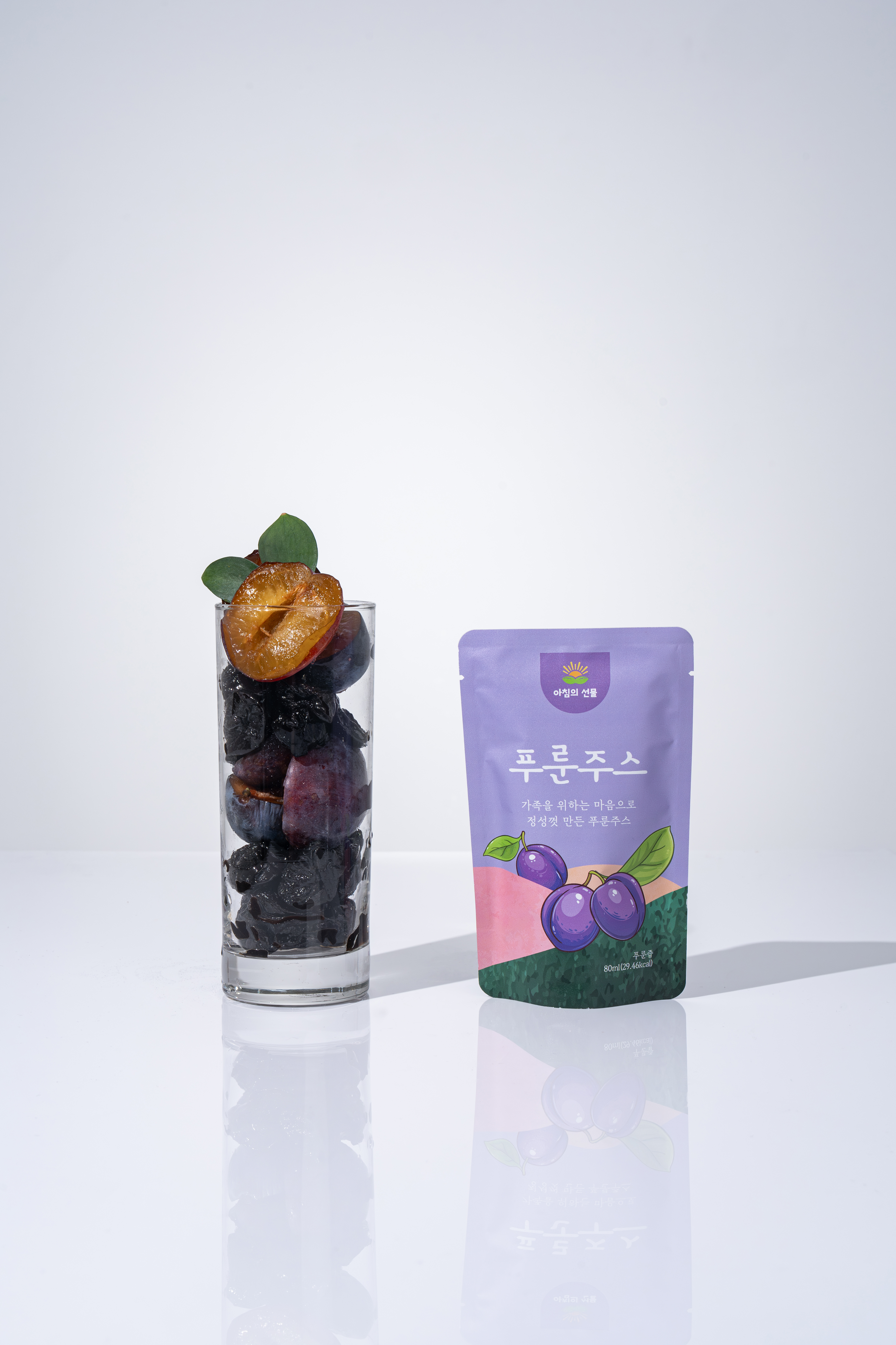 아침의선물 푸룬주스 80ml 20포 아기 임산부 푸른쥬스 100%국내생산 푸룬농축30% 이미지 8