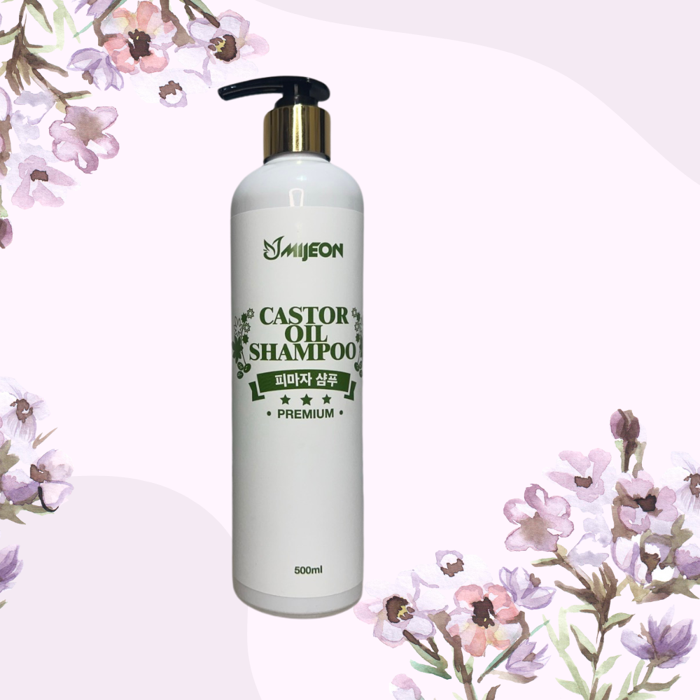 미전 코스메틱 피마자 두피샴푸 탈모 비듬 민감성 지루성 500ml - 상세 이미지 4