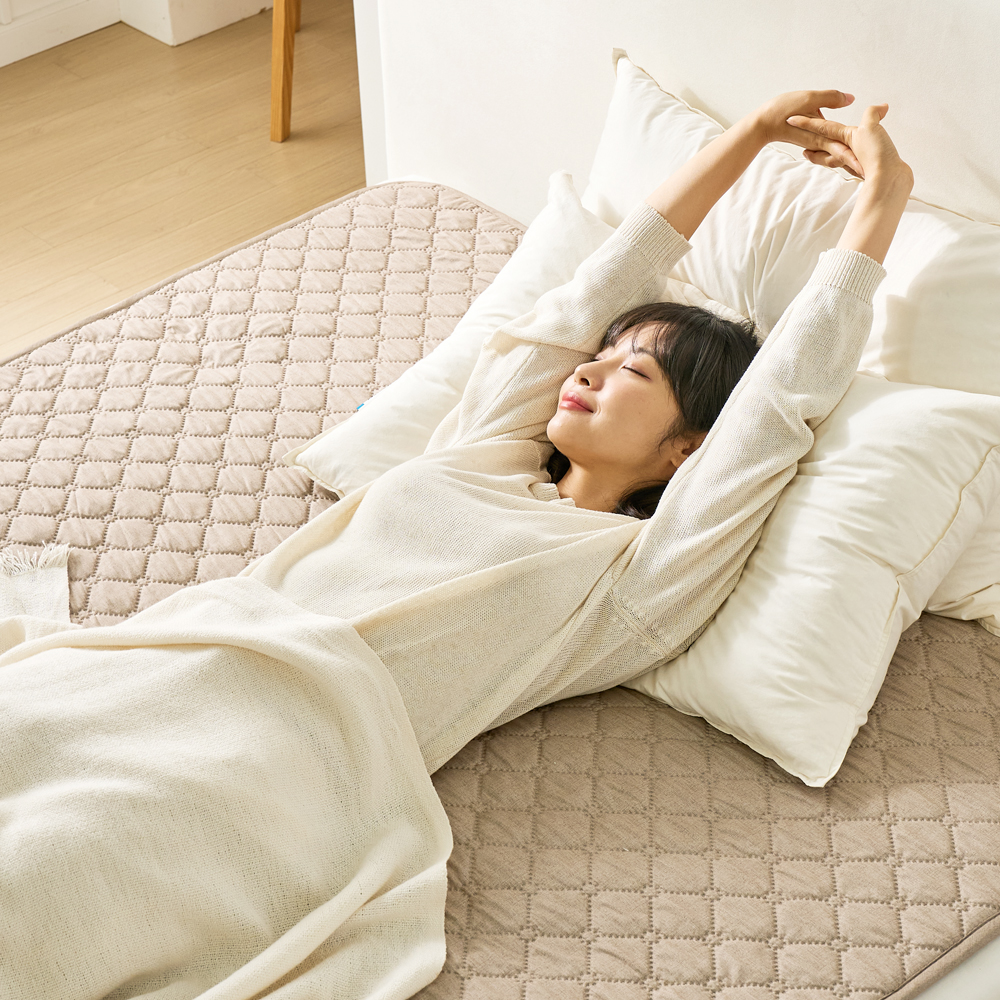 이노크 탄소매트 전자파없는 EMF 카본 전기장판 항균 캠핑 전기요 워셔블 미니싱글