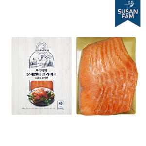 화이트베어 훈제연어(건염) 200g 슬라이스 연어회 칠레 노르웨이 맛있게 먹은 솔직 후기 - 상품 이미지 2