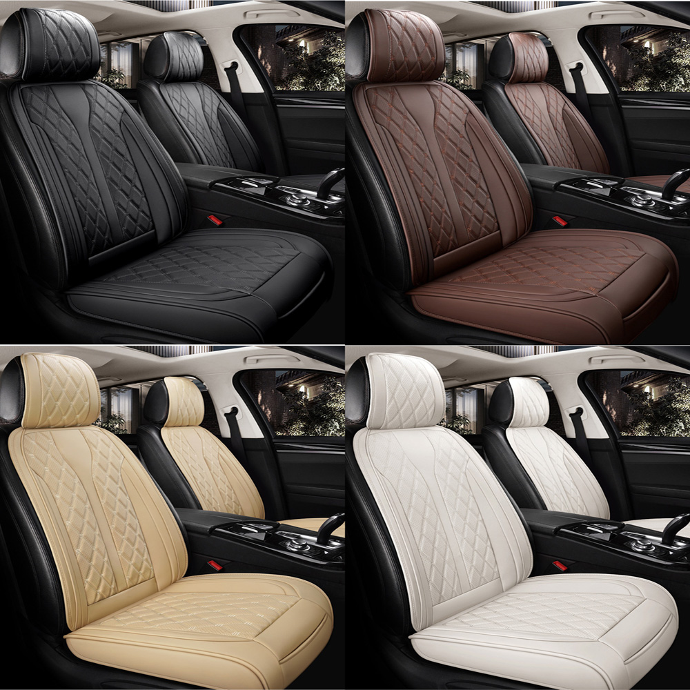 제니븐 자동차 시트커버 차 교체 방석 차량용 보호매트 가죽 카시트 앞좌석1P+등커버1P