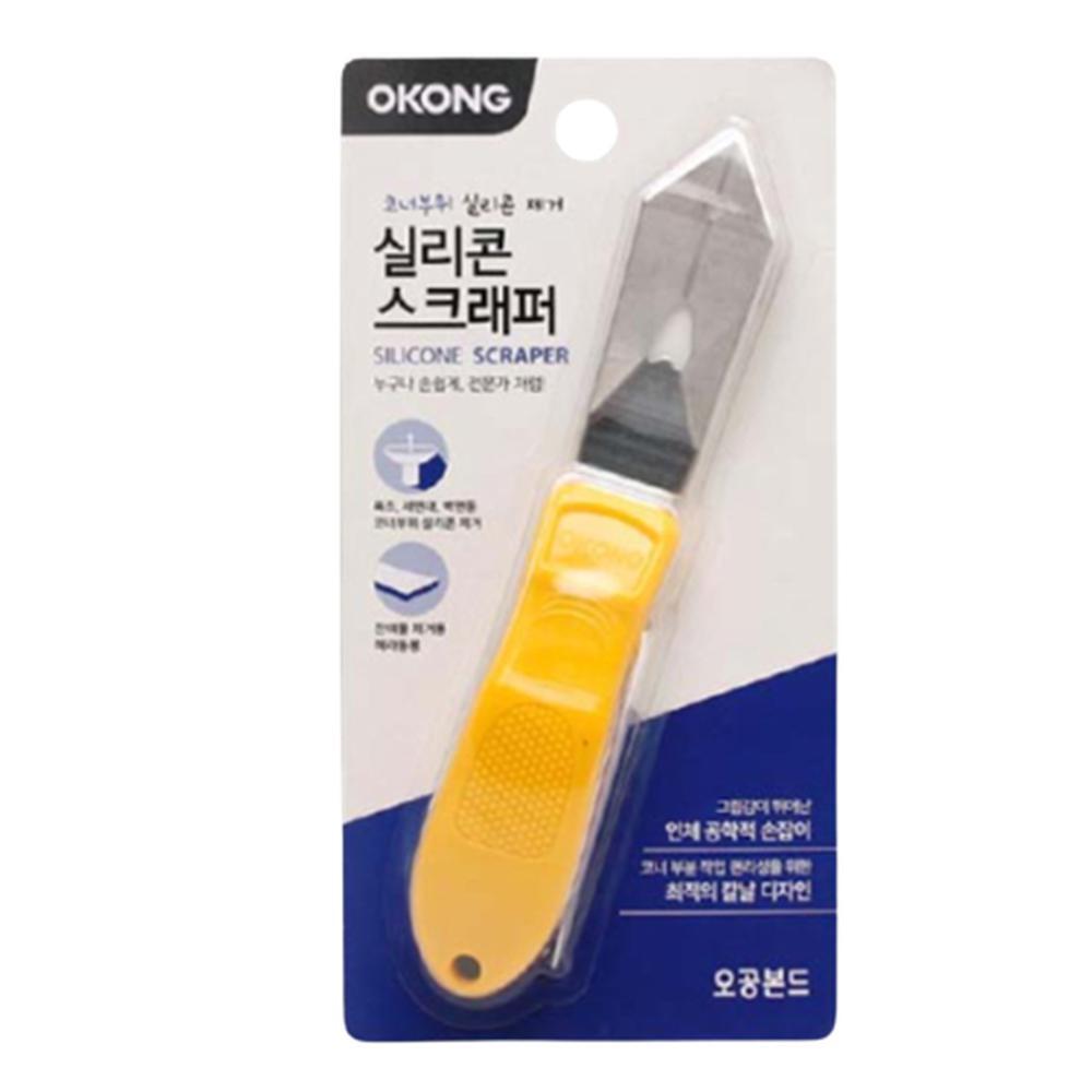 스테인레스 스크래퍼 도구 인체공학 손잡이 코너용