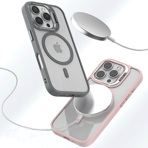 카메라보호 메탈링도 주는 2배자력맥세이프 거치대케이스[갤럭시/아이폰]