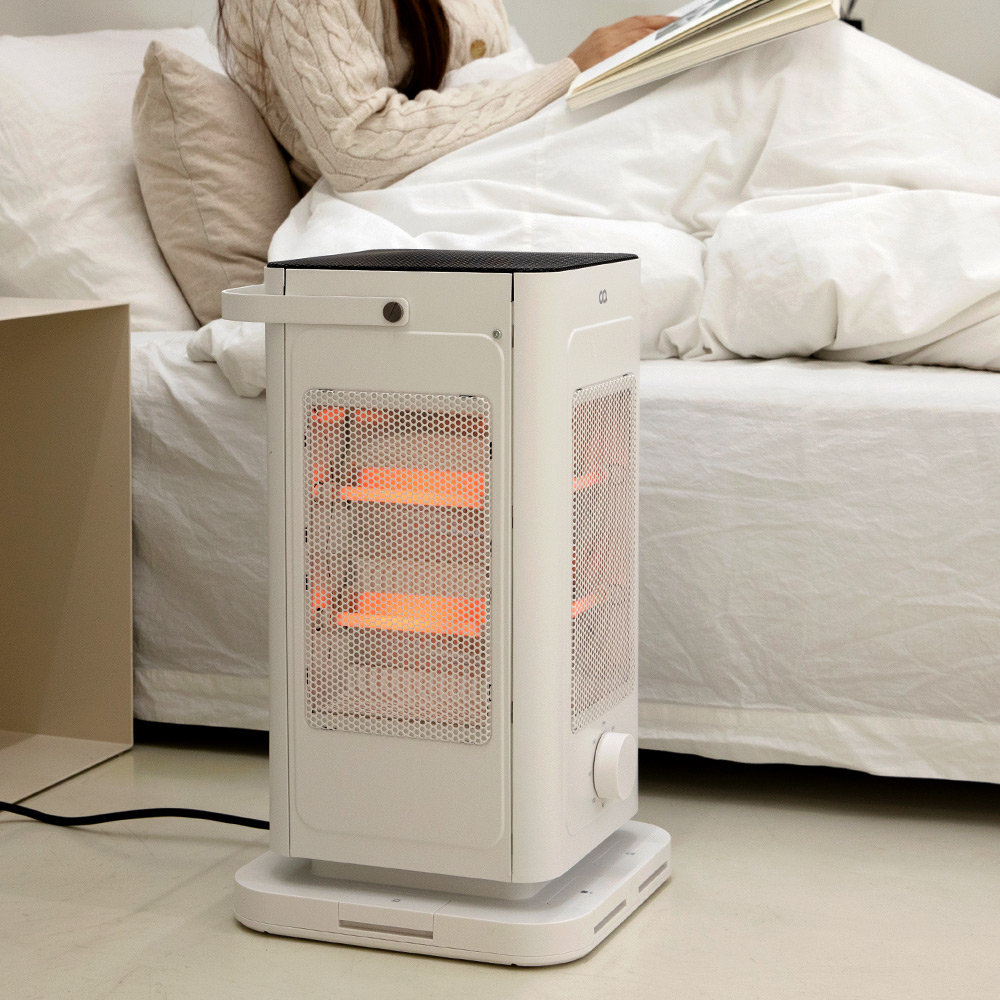 오아 오버스퀘어 오방난로 사무실 전기히터 가정용 거실 난방기 스토브 히타 전열기구 풋버튼