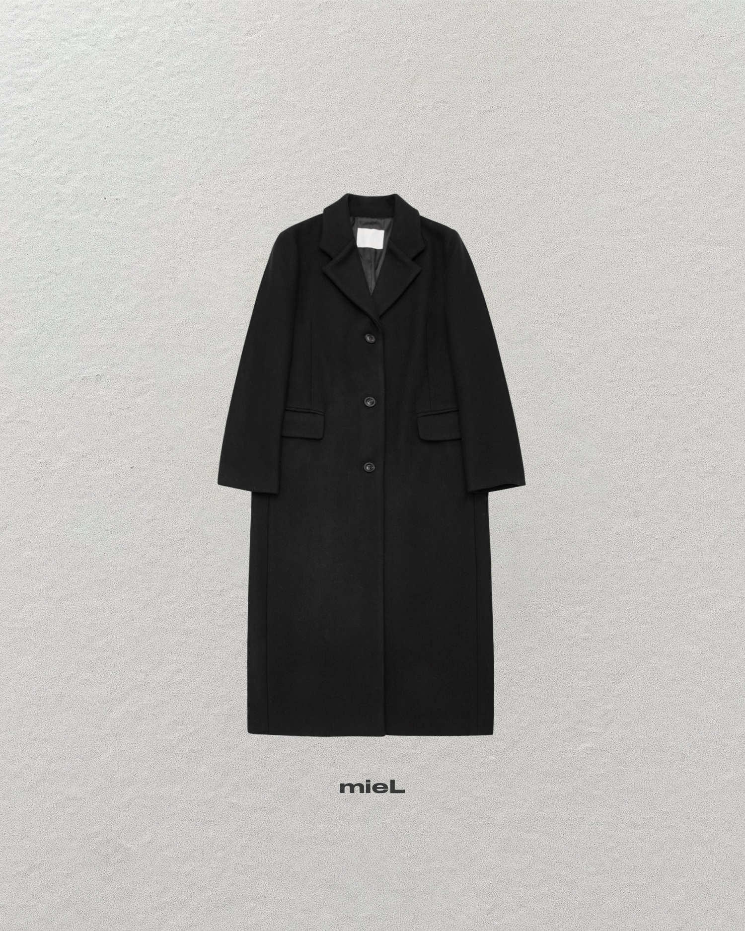 miel 미엘 울70 싱글 롱 코트 3color 상세 이미지 37