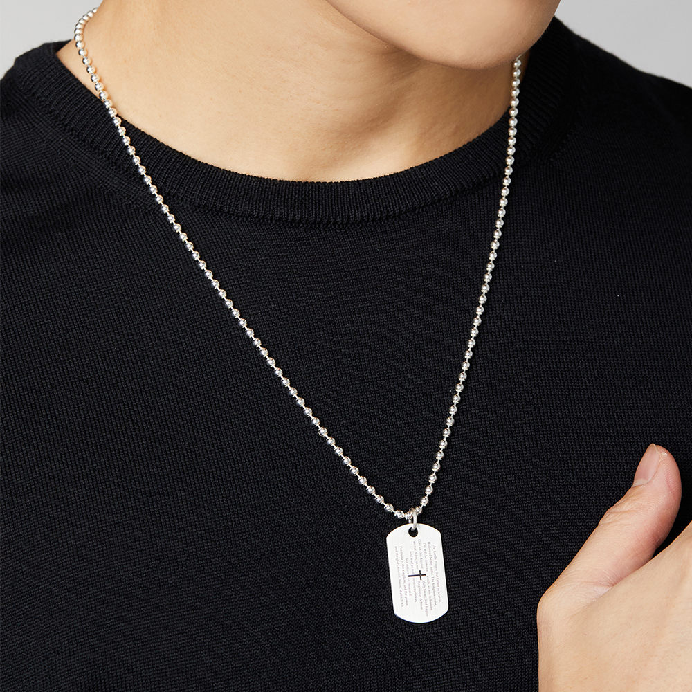 925실버체인목걸이 군번 남자실버목걸이 줄 순은necklace - 상세 이미지 4