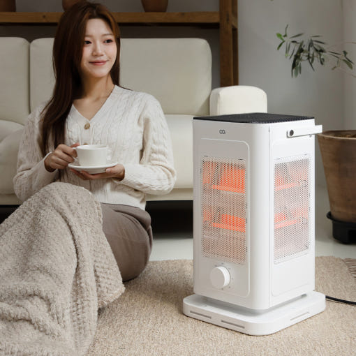 오아 오버스퀘어 오방난로의 상단 스토브 기능 활용 예시