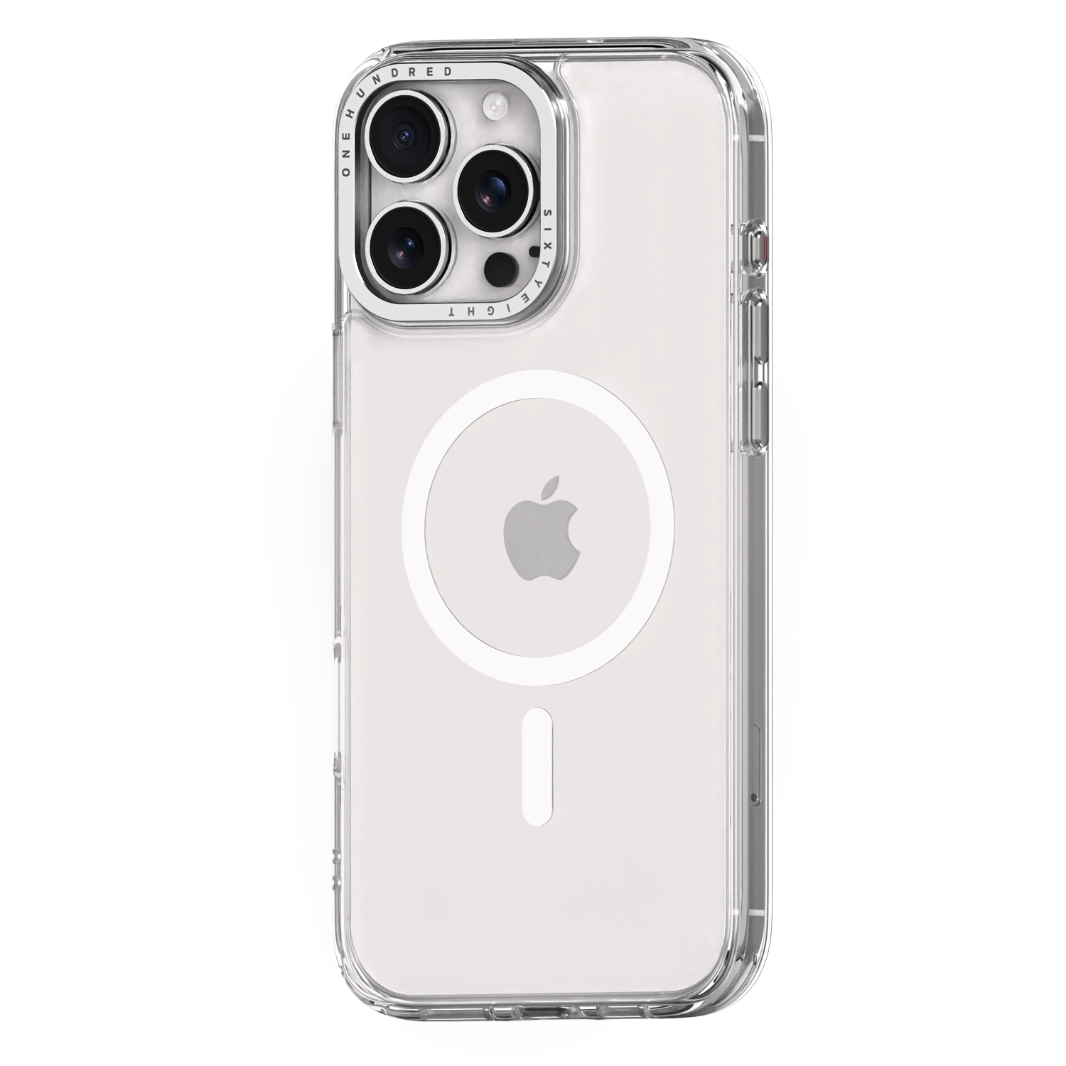 168cm 맥세이프 케이스 카메라 보호 실버 엣지 투명, 아이폰16 프로 맥스 - 상세 이미지 2