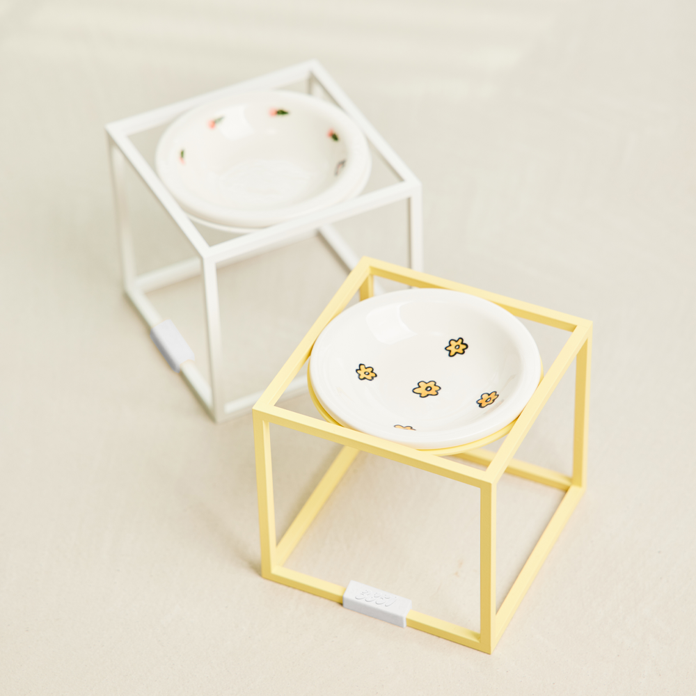 [3651 X 스튜디오얼라이브] 3651 츄릅식기 츄르접시 고양이 습식전용 식기