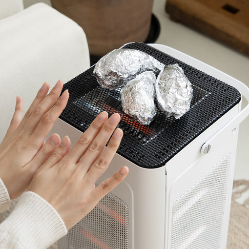 오아 오버스퀘어 난로 상단 스토브 활용