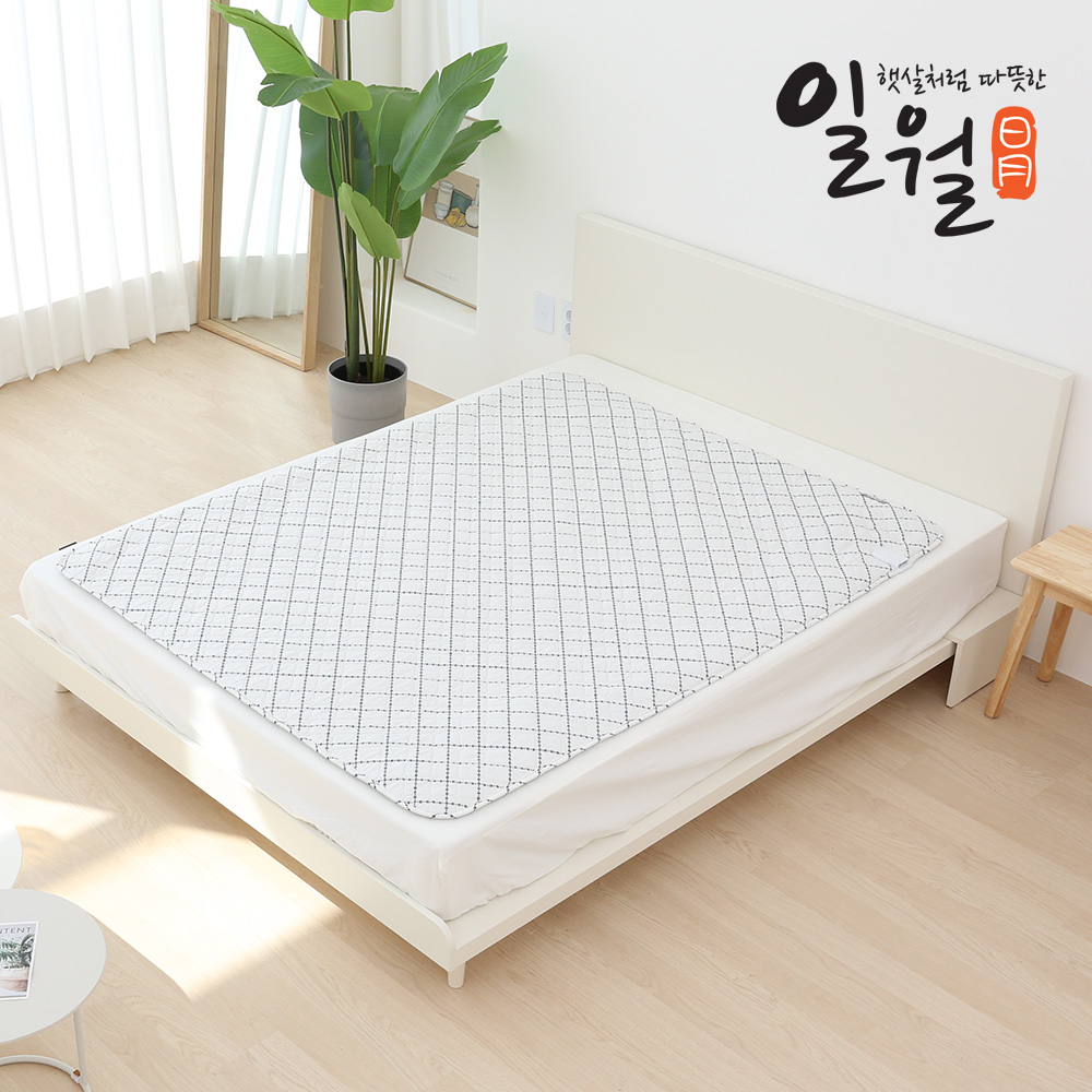 일월 전기매트 블로썸 카본 탄소매트 전기요 전기장판 싱글 2color