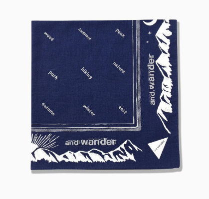 앤드원더 스카프 reflective words bandanna 5744987239 - 상세 이미지 4