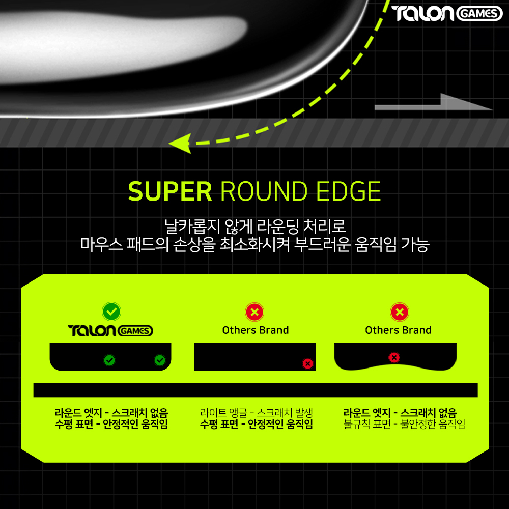 레이저 바이퍼 V3 PRO 유리 마우스피트 울트라 바브삼 탈론게임즈 - 상세 이미지 4