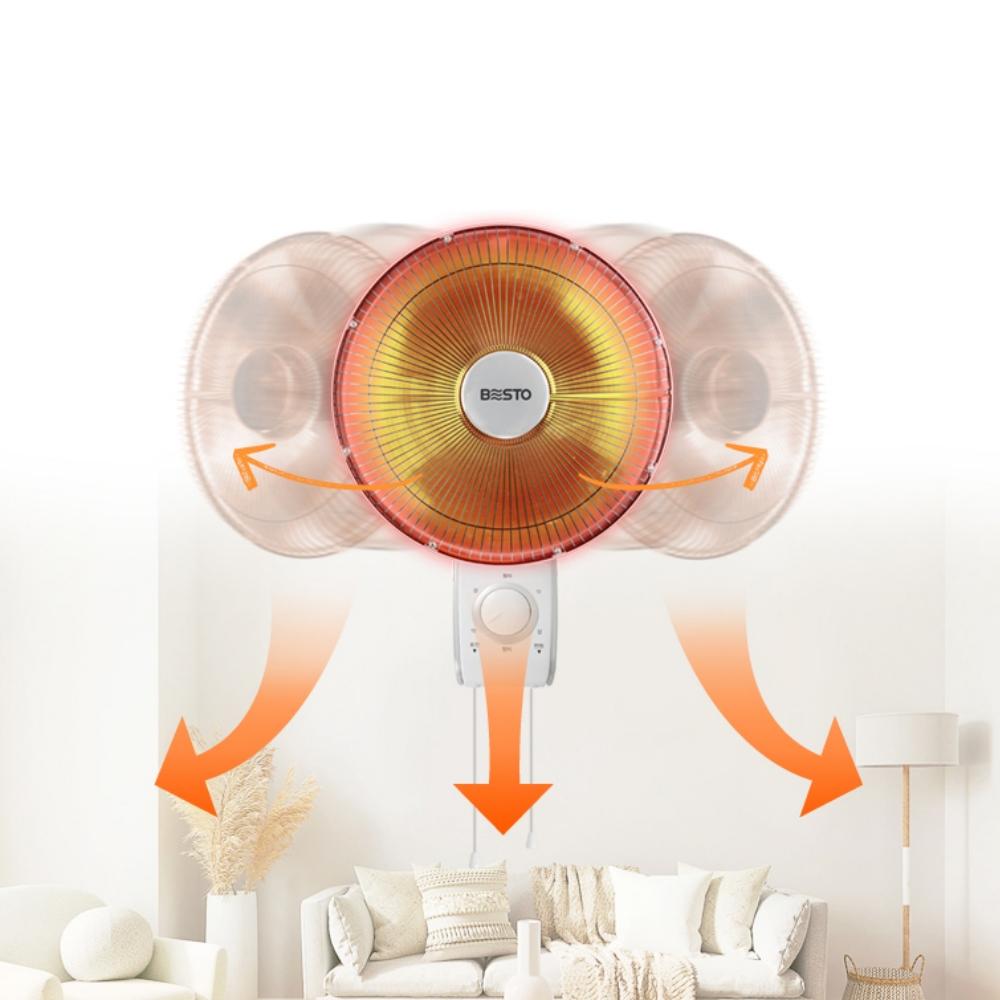 카본선풍기난로 온열선풍기히터 벽걸이전기스토브